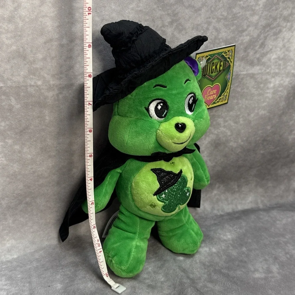 Wicked x Care Bears Good Luck Bear Plush Elphaba Limited Edition Toy Bear-NEW!